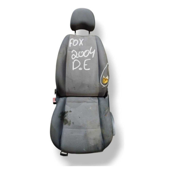 Banco Dianteiro Esquerdo Volkswagen Fox 2004 A 2006 Detalhes Cinza