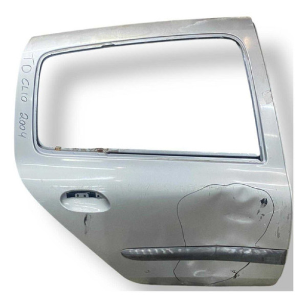Porta Traseira Direita Renault Clio 2004 2005 2006  Detalhe Traseira Direita Cinza
