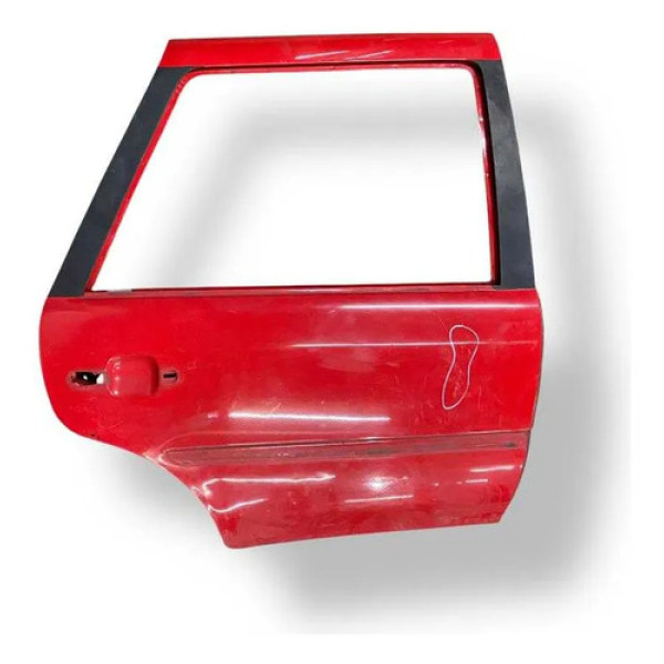 Porta Traseira Direita Volkswagen Gol G4 2008 A 2010 Detalhe Traseira Direita Vermelho