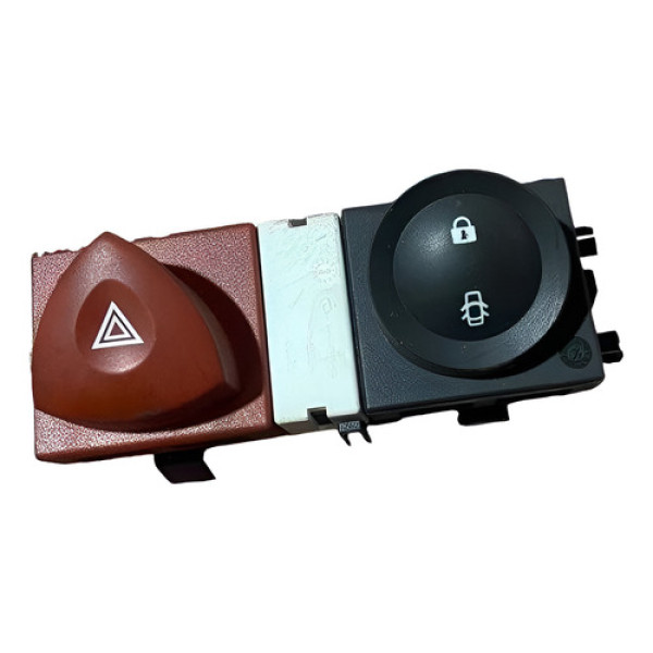 Botão Pisca Alerta Trava Porta Renault Megane Dyn 8200407415 Verde-escuro