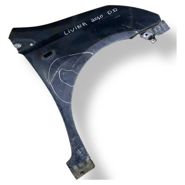 Paralama Direito Nissan Livina 2010 2011 2012 2013 Detalhe