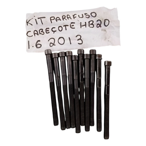 Kit Parafuso Cabeçote Hyundai Hb20 2013 2014 2015 2016 2017