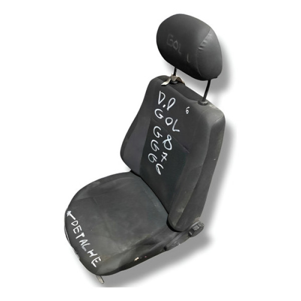 Banco Dianteiro Direito Volkswagen Gol G6 G7 G8 Detalhe Preto