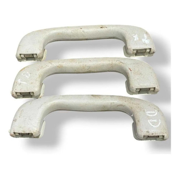 Trio Alças Puxador Teto Chevrolet S10 2.8 2009 2010 A 2011 Cinza