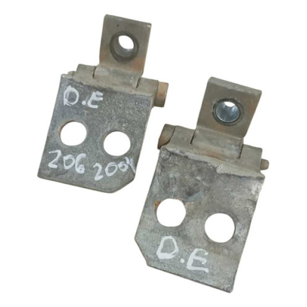 Par Dobradiça Porta Dianteira Esquerda Peugeot 206 1.4 2004