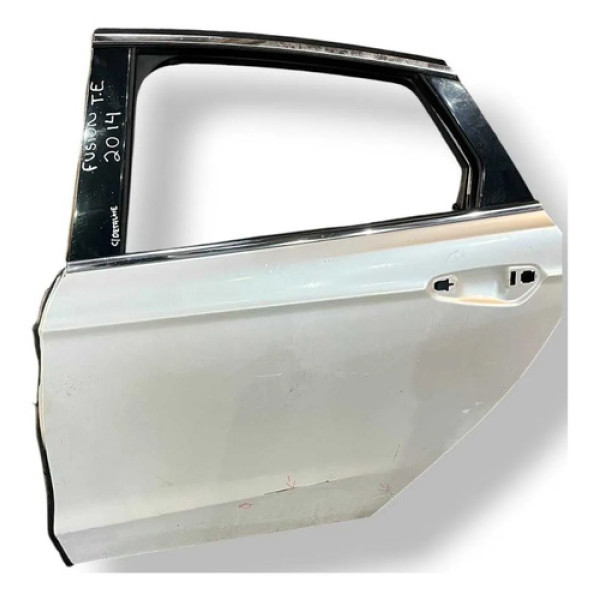 Porta Traseira Esquerda Ford Fusion 2013 2014 A 2019 Detalhe Traseira Esquerdo Branco