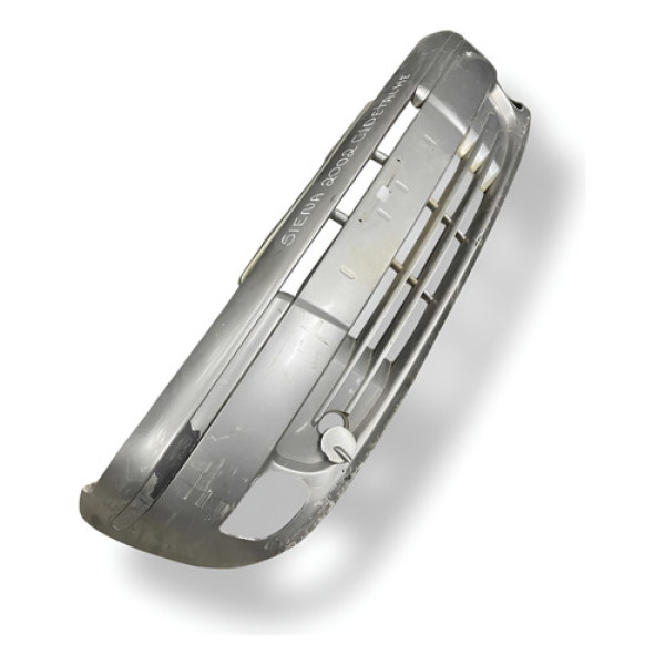 Parachoque Dianteiro Fiat Siena Fire Com Detalhe 2002 Prateado