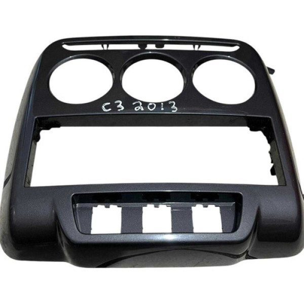 Moldura Painel Central Citrôen C3 Picasso 2013 9688580877 Preto