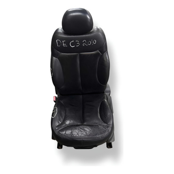 Banco Dianteiro Esquerdo Citroën C3 1.4 2011 2012 Detalhe Verde-musgo