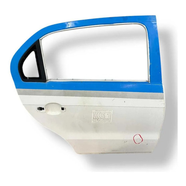 Porta Traseira Direita Volksagem Voyage 2014 2015 Detalhe Traseira Direita Branco