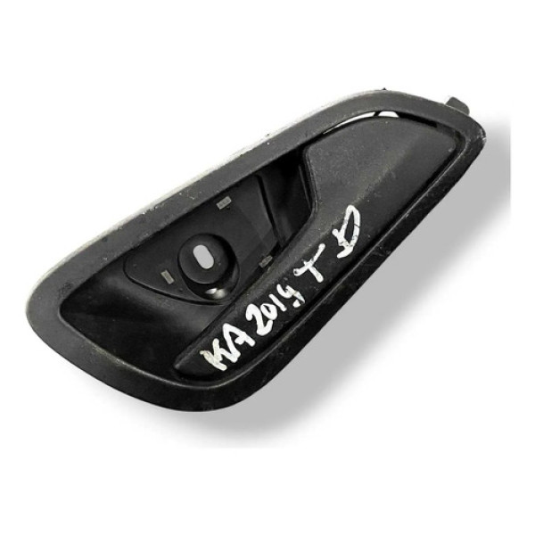 Maçaneta Interna Traseira Direita Ford Ka 2019 - E3b5a22660 Preto Traseira