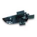 Maçaneta Interna Dianteira Esquerda Chevrolet Celta 93373217 Preto Dianteira