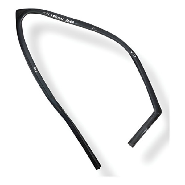 Canaleta Vidro Traseira Direita Ford Ka 2020 2021 2022 2023 Prateado