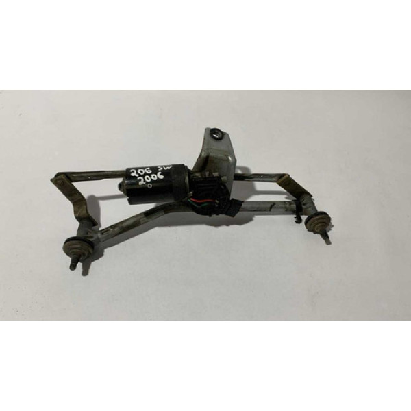 Motor C/galhada Limpador Parabrisa Peugeot 206 Sw F006b20035