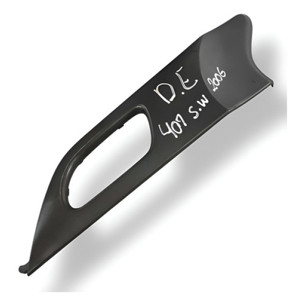 Moldura Maçaneta Interna Diant Esq 407 Sw 2006 9643531377 Preto Dianteira