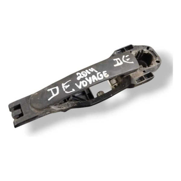 Maçaneta Externa Dianteira Esquerda Voyage 2014 5u4837885 Preto Dianteira