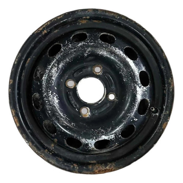 Roda Ferro Avulsa Aro 16 Ford New Fiesta Ecosport 4 Furos Preto