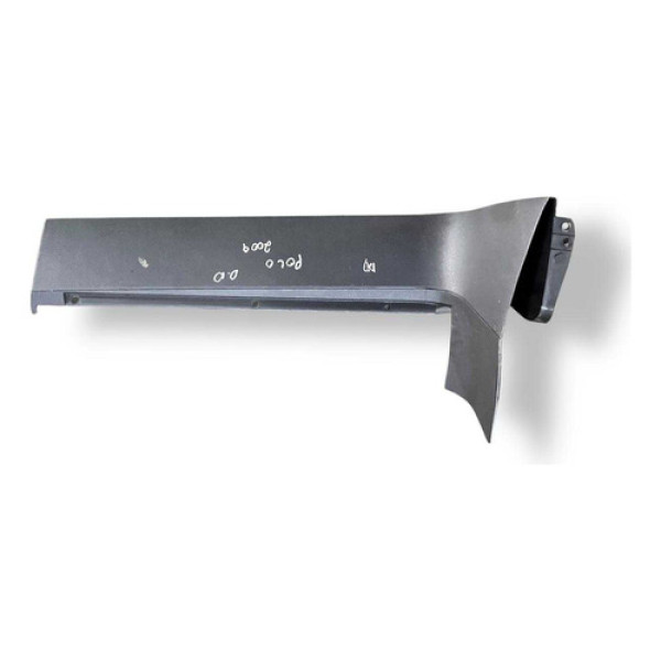 Acabamento Inferior Esquerdo Painel Polo 2009 6q1857921 Preto Liso