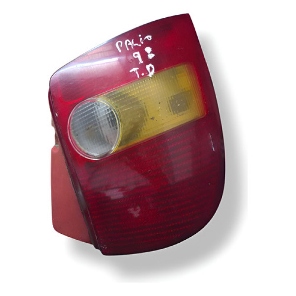 Lanterna Traseira Direita Fiat Palio Fiasa 1.0 1996 A 1999 Direito/passageiro Vermelho