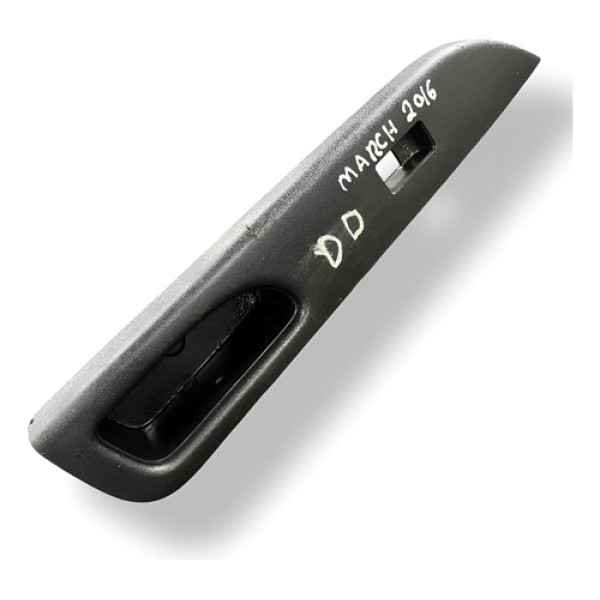 Moldura Botão Vidro Puxador Diant Dir March 2016 809609ls0a