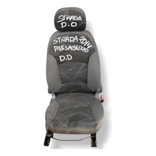 Banco Dianteiro Direito Fiat Strada 2014 2015 2016 2017  Vermelho