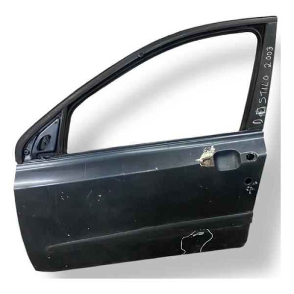 Porta Dianteira Esquerda  Fiat Stilo 2003 2004 2005 Detalhe Dianteira Esquerda Cinza
