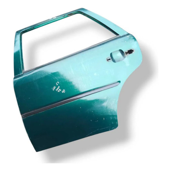 Porta Traseira Esquerda Volkswagen Gol G3 4p 1998 1999 2000 Traseira Esquerda Verde