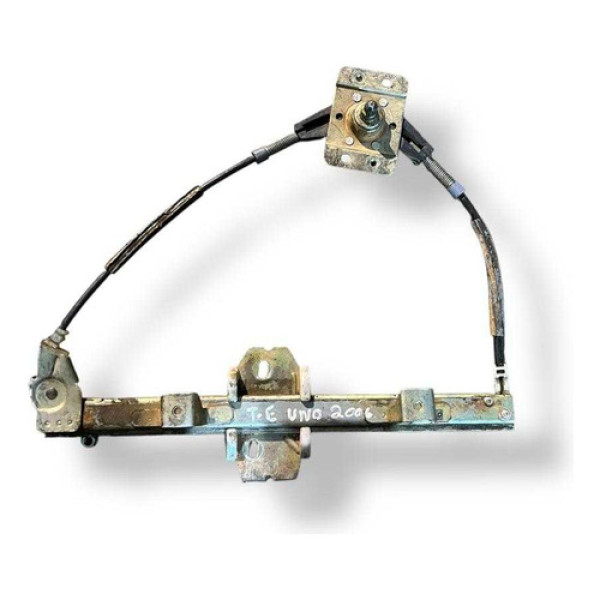 Máquina Vidro Manual Traseira Esquerda Fiat Uno 2006 A 2008