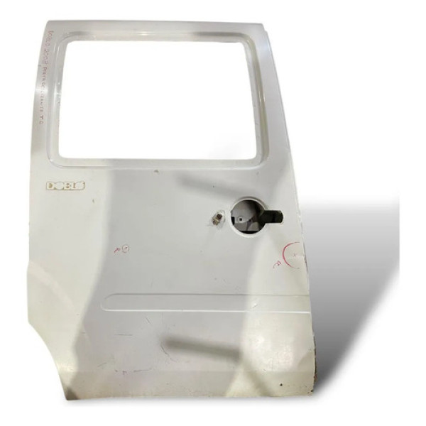 Porta Traseira Lateral Direita Fiat Doblo 2008 2009 Detalhe Traseira Direita Branco