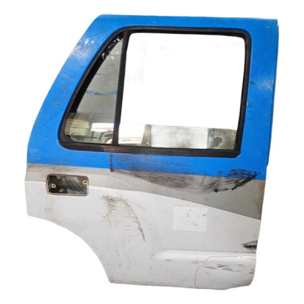 Porta Traseira Direita Chevrolet Blazer 2009 2010 Detalhe Traseira 13 Azul