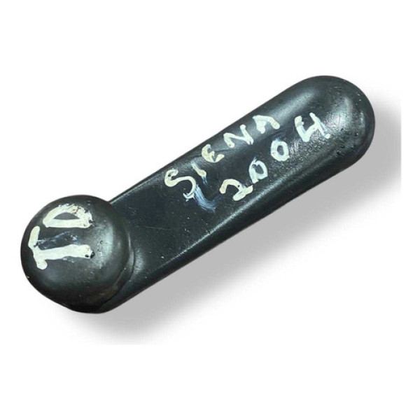 Manivela Vidro Traseiro Direito Fiat Siena 2005 2006 2007 Preto