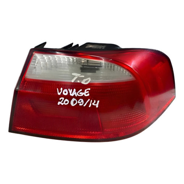 Lanterna Traseira Direita Vw Voyage 2009 A 2014 5u5945096p Direito/passageiro Vermelho