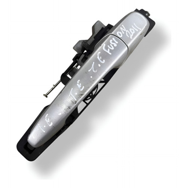 Maçaneta Externa Porta Traseira Esquerda Ford Fusion 2011    Prateado Traseira