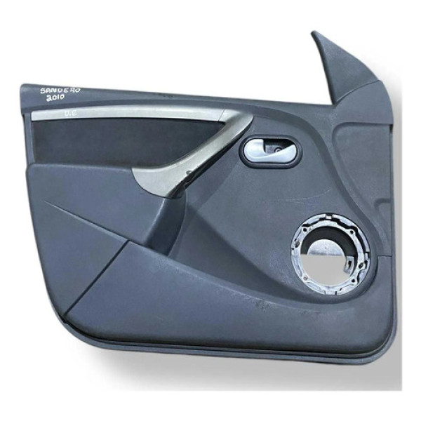 Forro Porta Dianteira Esquerda Renault Sandero 2010 2011 Cinza-escuro