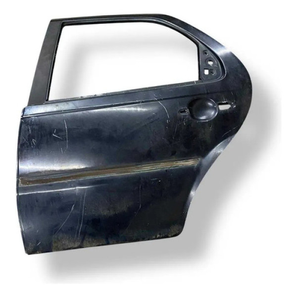 Porta Traseira Esquerda Fiat Siena 2010  2011 2012 2013 2014 Traseira Esquerda Preto