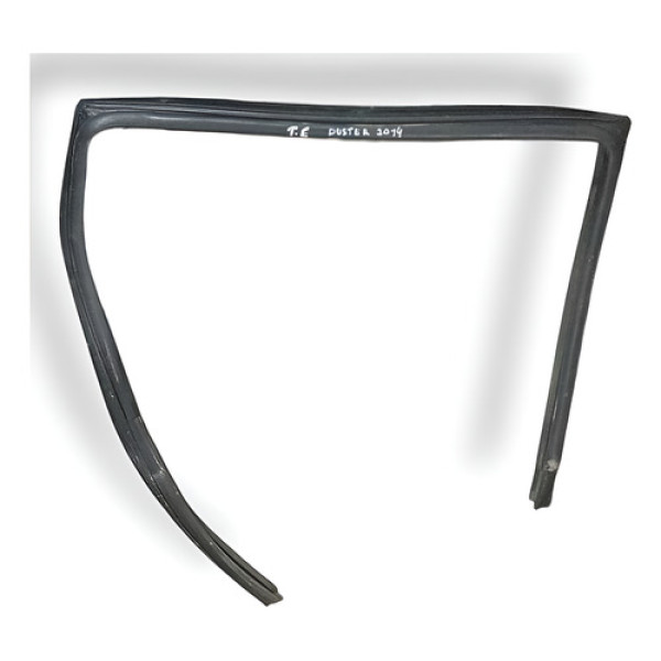 Borracha Canaleta Vidro Traseir Esquerda Renault Duster 2014 Preto