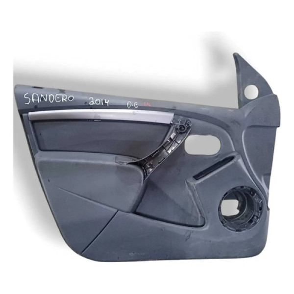 Forro Porta Dianteiro Esquerdo Renault Sandero 14 8200602991 Preto
