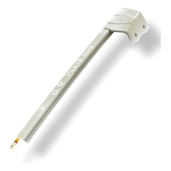 Canaleta Guia Vidro Dianteiro Direito Toyota Yaris 2019 2020 Prateado