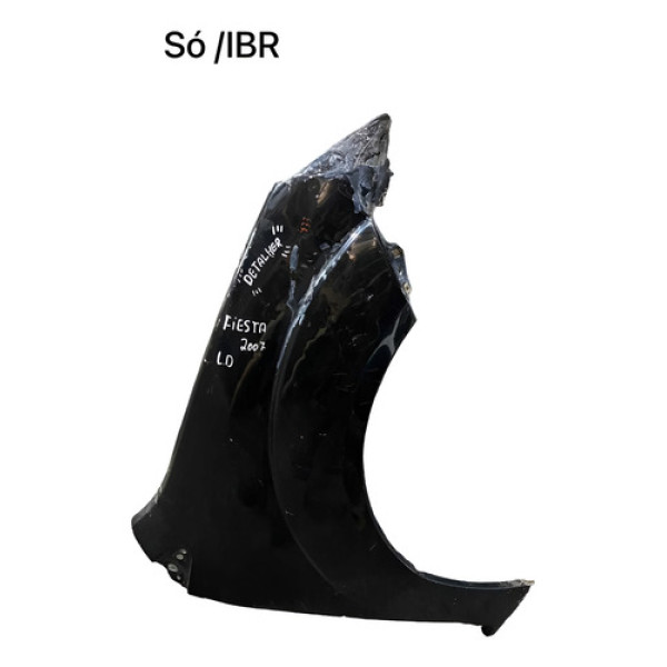 Paralama Lado Direito Ford Fiesta 2007 Com Detalhe