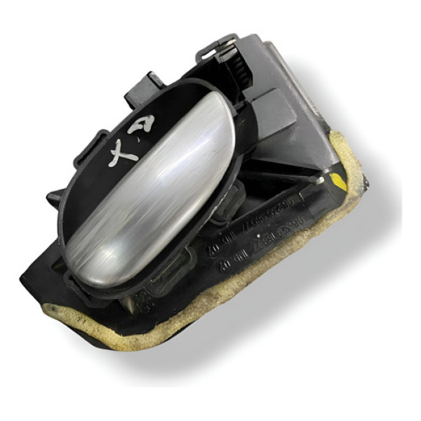 Maçaneta Interna Traseira Direita Peugeot 207 2011 2012 7855 Prateado Traseira