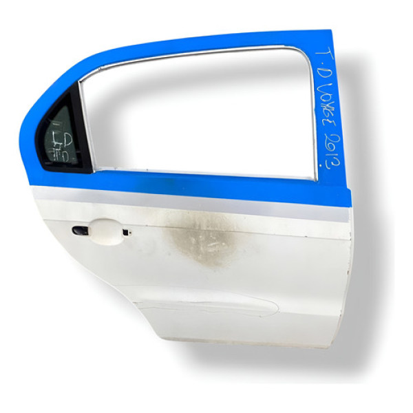 Porta Traseira Direita Volkswagen Voyage G7 G8 2014 Detalhe Traseira 1 Branco