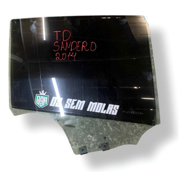 Vidro Porta Traseira Direita Renault Sandero 2012 2013 2014