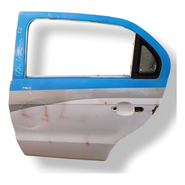 Porta Traseira Esquerda Volkswagen  Gol 1.6 2011 Detalhes Branco Traseira Esquerda