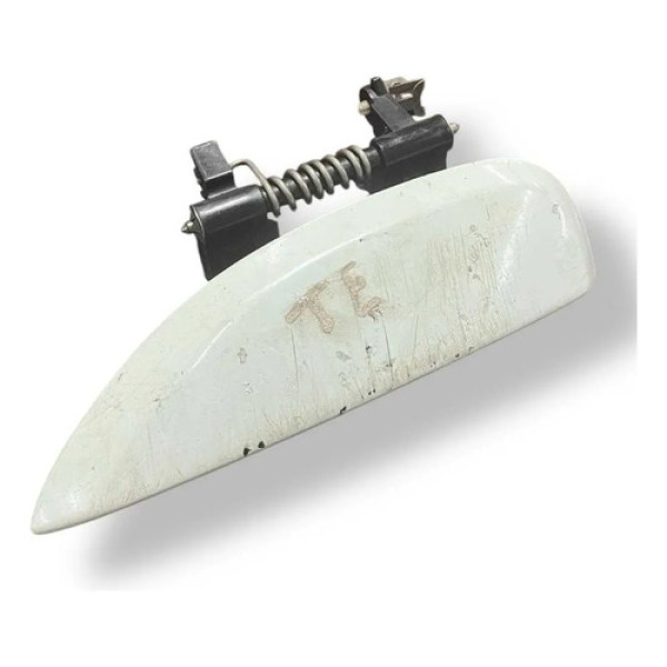 Maçaneta Externa Traseira Esquerda Renault Logan 2014 2015 Branco Traseira