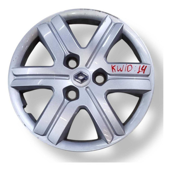 Calota Aro 14 - Renault Kwid 1.0 2019 A 2020 - 403152105r Prateado