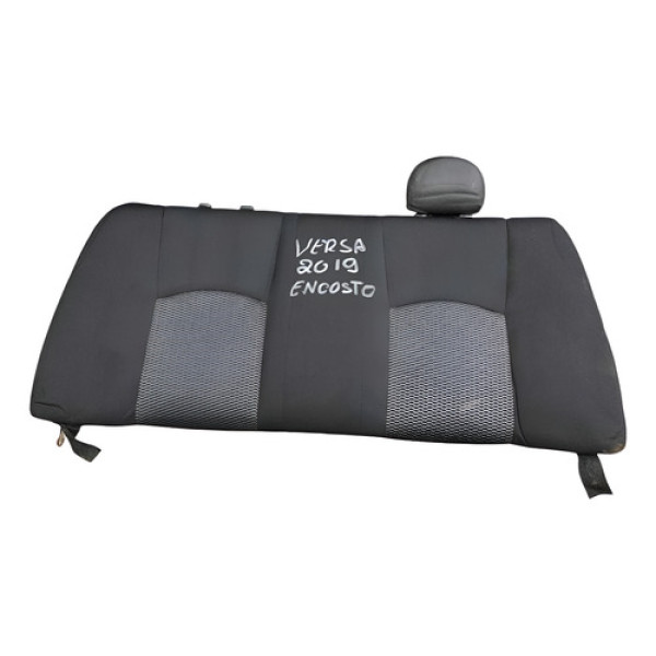 Encosto Banco Traseiro Nissan Versa 1.6 S 2019/2020/2021 Cinza