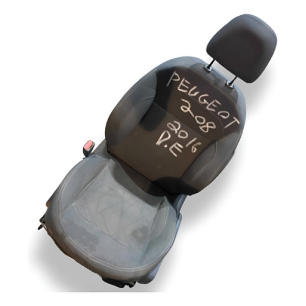 Banco Dianteiro Esquerdo Peugeot 208 2016 2017 2018 Preto