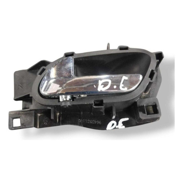 Maçaneta Interna Porta Dianteira Esquerd Citroen C4 96435351 Preto Dianteira