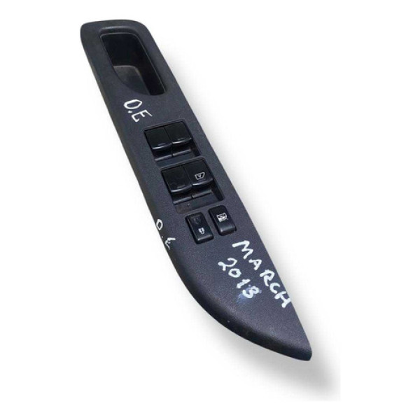 Moldura Botão Vidro Diant Esquerdo March 1.6 2013 809611hl0a