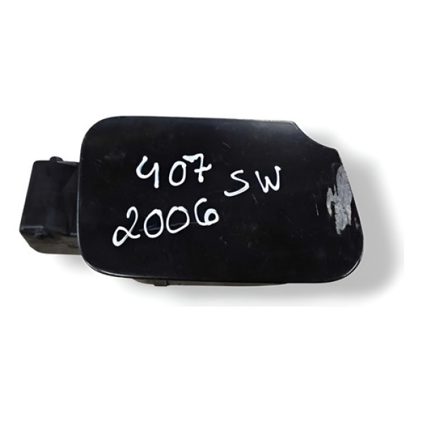 Tampa Portinhola Tanque Combustível Peugeot 407 Sw 2006 Preto